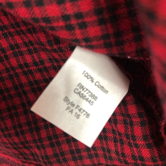 Madewell Top Herald Tee Curtis Small Plaid Cropped Boat Neck - Picture 5 of 7